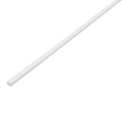Amig 20873 | barra rectangular pvc | 8 x 6 mm | pvc | blanco