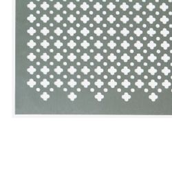 Amig 20960 | chapa decorada aluminio | 500 x 500 mm | aluminio | plata