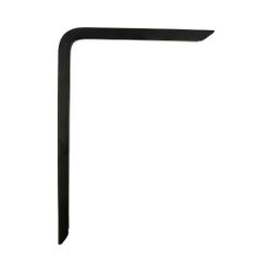 Amig 21113 | palomilla 4 plus | 300 x 200 mm (12'' x 8'') | aluminio | negro