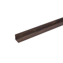 Amig 21229 | ángulo lados iguales pvc | 20 x 20 mm | pvc | nogal oscuro