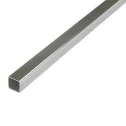 Amig 21301 | tubo cuadrado acero inox 18/8 | 20 x 20 mm | acero inoxidable 18/8 | brillo