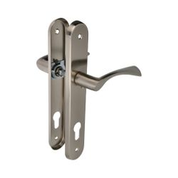 Amig 21383 | manilla con placa alba-pab | 238 x 40 mm | acero / zamak | cromado mate
