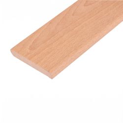 Amig 21609 | rodapié de mdf y chapa natural | 80 x 15 mm | mdf | haya vaporizada