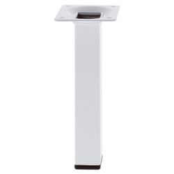 Amig 21714 | pata de mesa 3 | 25 x 25 x 100 mm | acero | blanco
