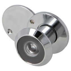 Amig 2175 | mirilla para puerta 4 | ø14 15-25 mm | latón | cromado brillo