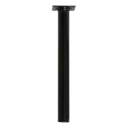 Amig 21757 | pata de mesa 4 | ø30 x 300 mm | acero | negro