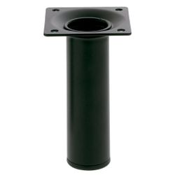 Amig 21769 | pata de mesa 4 | ø30 x 600 mm | acero | negro