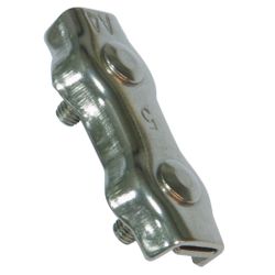 Amig 21877 | sujetacables doble 30110 | ø3 - 7 mm | acero inoxidable | aisi 316