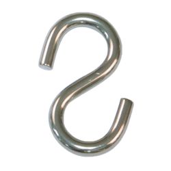 Amig 21918 | gancho en s 30165 | ø6 x 60 mm | acero inoxidable | aisi 316