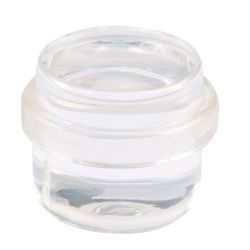 Amig 22002 | tope puerta 408 | ø33 x 30 x 15 mm | plástico | transparente