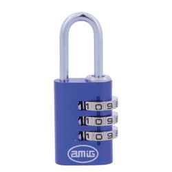 Amig 22023 | candado combinación 76 | 20 mm | aluminio | azul