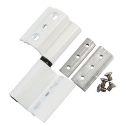 Amig 22090 | bisagra 40/20 | 100,5 x 40 mm | aluminio | blanco - izquierda