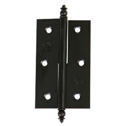 Amig 22115 | bisagra 541 | 70 x 43 x 1,2 mm | acero | negro - derecha