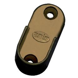 Amig 22281 | soporte tubo armario 7 | 30 x 15 x 45 mm | zamak | bronceado
