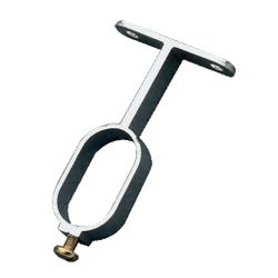 Amig 22288 | soporte tubo armario 8 | 30 x 15 x 66 mm | aluminio | plata