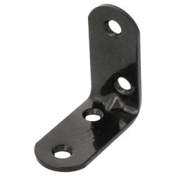 Amig 22508 | ángulo 3 | 40 x 19 x 2 mm | acero | negro