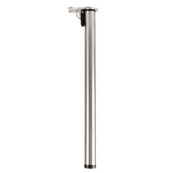 Amig 22623 | pata de mesa 17 | ø50 x 710 mm | acero | cromado mate