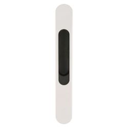 Amig 22672 | cierre de embutir 3700 | 169 x 23 mm | aluminio | blanco