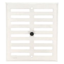 Amig 23048 | rejilla ventilación 4 | 170 x 190 mm | aluminio | blanco