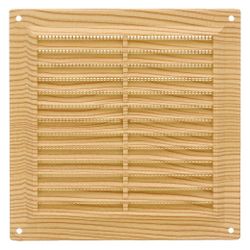 Amig 23233 | rejilla ventilación con mosquitera 6 | 170 x 170 mm | abs | pino
