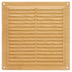 Amig 23235 | rejilla ventilación con mosquitera 6 | 200 x 200 mm | abs | pino