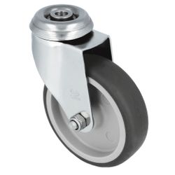 Amig 23332 | rueda con agujero 2561 | ø100 mm | acero inoxidable 18/8 | gris