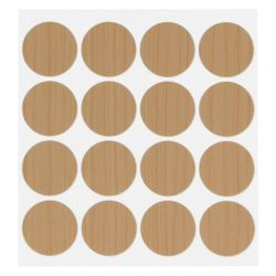 Amig 23530 | tapón adhesivo 614 | ø18 mm | pvc | maple