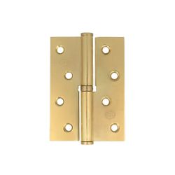 Amig 23590 | bisagra 5007a | 100 x 70 x 3 mm | acero | latonado barnizado - derecha