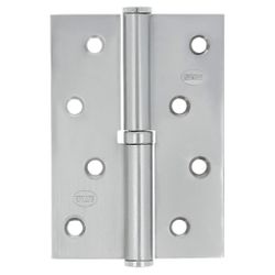 Amig 23593 | bisagra 5007a | 100 x 70 x 3 mm | acero | cromado brillo - izquierda