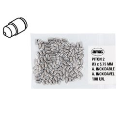 Amig 23694 | pitón 2 | ø3 x 5,75 mm | acero inoxidable