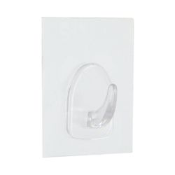 Amig 23879 | colgador reutilizable 217 | 60 x 47 x 21 mm | plástico | transparente