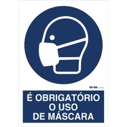 Amig 23910 | señal obligación adhesiva 10010 | 90 x 120 mm | pvc | blanco/azul