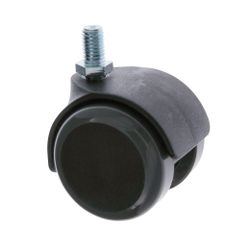 Amig 23947 | rueda con espiga roscada 1507 | ø50 mm | nylon | gris-negro
