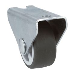 Amig 23989 | rueda fija mueble 1301 | ø15 mm | goma | gris