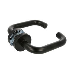 Amig 24033 | manilla con roseta 3rx | ø52 mm | acero inoxidable | negro