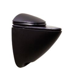Amig 2411 | soporte baldas 40 | 50 x 30 x 55 mm | zamak | negro