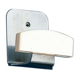 Amig 2416 | colgador adhesivo 8 | 50 x 40 mm | acero inoxidable | blanco