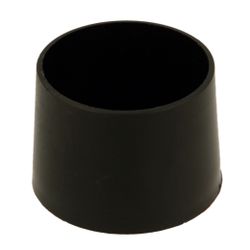 Amig 24200 | contera exterior redonda 655 | ø18 mm | polietileno | negro