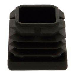Amig 24220 | contera interior cuadrada 661 | 25 x 25 mm | polietileno | negro