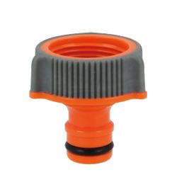 Amig 24335 | adaptador grifo r02 plus | 3/4'' | abs / goma | naranja-gris
