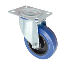 Amig 24623 | rueda con pletina 2700 | ø100 mm | goma | azul