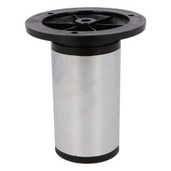 Amig 24746 | pata para mueble 22 | ø50 x 150  mm | acero | cromado mate