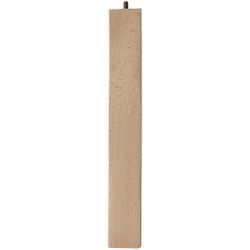 Amig 24775 | pata para mueble 32 | 50 x 50 x 360 mm | madera | haya
