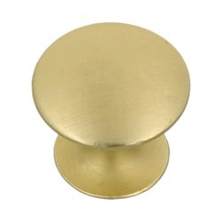 Amig 25427 | pomo 803 | ø28 mm | zamak | latonado cepillado