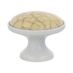 Amig 25545 | pomo 822 | ø29 mm | zamak / cerámica | blanco