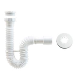 Amig 25797 | sifón extensible sf02 | abs | blanco