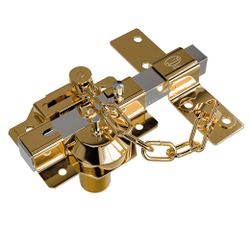Amig 25897 | cerrojo de seguridad 1s010r | 90 x 145 x 50 mm | acero | latonado