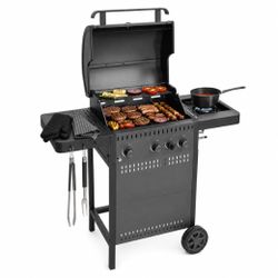 Amig 26142 | barbacoa de gas ignis-3f | 117 x 55 x 110 cm | acero