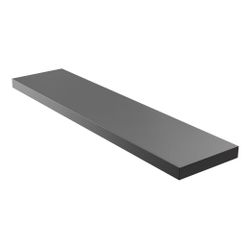 Amig 26794 | estantería con soporte oculto valtu | 1000 x 235 x 38 mm | mdf | negro
