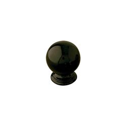 AMIG 3969  Pomo bola 60  30 mm  Zamak  Negro